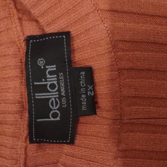 NWT Belldini Crew Neck Sweater Plus Size Dress Bodycon Chic - Picture 3 of 12